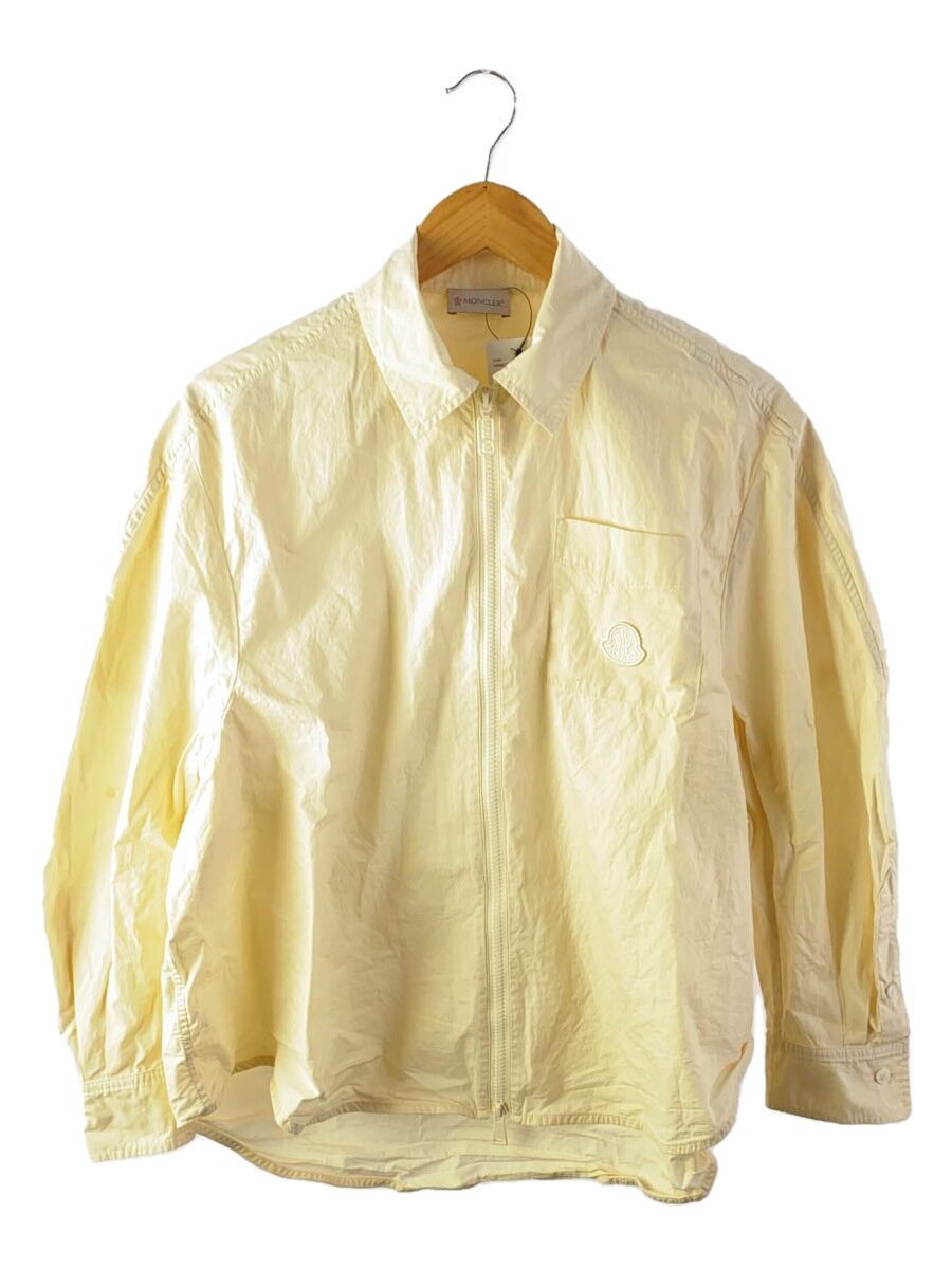 【中古】MONCLER◆ジャケット/40/コットン/クリーム/無地/C-ZIND-23-220122 ...