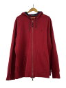 【中古】NAUTICA◆ジップパーカー/ワンポイントロゴ/刺繍/XXL/コットン/RED【メンズウェア】(4)