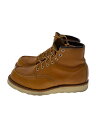 【中古】RED WING◆レースアップブーツ・6インチクラシックモックトゥ/US8.5/CML【シューズ】(4)