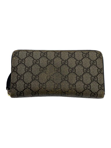 【中古】GUCCI◆長財布_GGスプリーム/キャンバス/BEG/メンズ【服飾雑貨他】 【中古】GUCCI◆長財布_GGスプリーム/キャンバス/BEG/メンズ【服飾雑貨他】