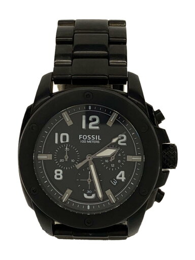【中古】FOSSIL◆クォーツ腕時計/アナログ/BLK/BLK/fs4927【服飾雑貨他】 【中古】FOSSIL◆クォーツ腕時計/アナログ/BLK/BLK/fs4927【服飾雑貨他】