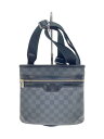 【中古】LOUIS VUITTON◆トマス_ダミエ グラフィット_BLK/PVC/BLK【バッグ】