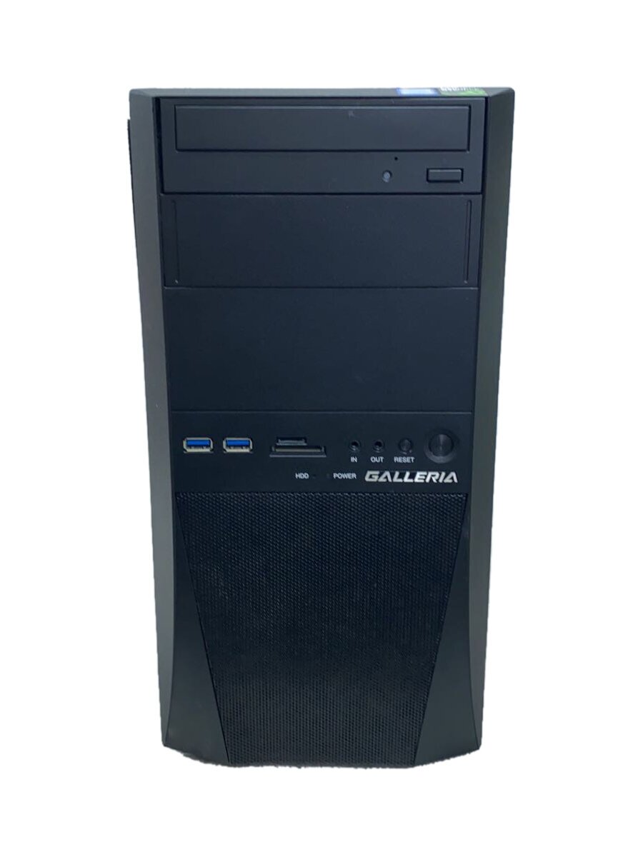 【中古】GALLERIA◆デスクトップPC/Corei5第8/8GB/HDD1TB/DJ【パソコン】