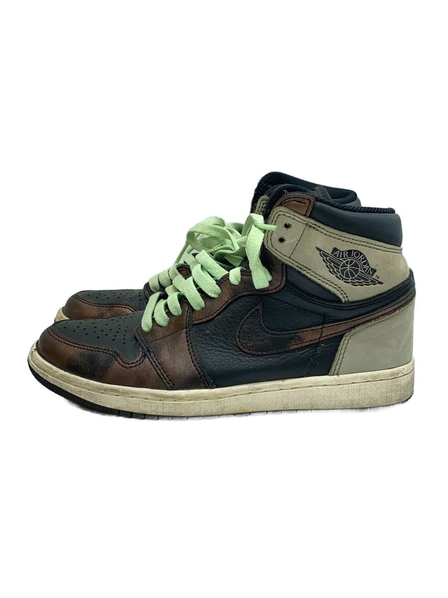 NIKE◆ハイカットスニーカー/25cm/BRW/555088-033//