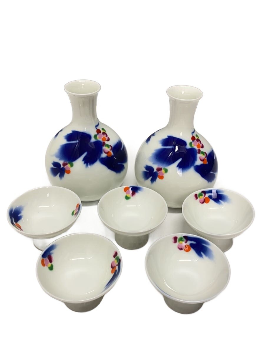 【中古】深川製磁◆湯呑/7点セット/WHT【キッチン用品】