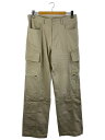【中古】1017 ALYX 9SM(ALYX)◆ストレートカーゴパンツ/48/コットン/クリーム/無地//【メンズウェア】