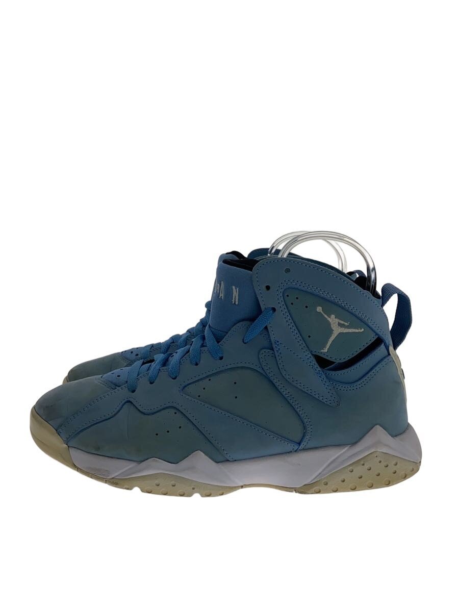NIKE◆AIR JORDAN 7 RETRO/エアジョーダンレトロ/ブルー/304775-400/27cm/BLU/スウェ