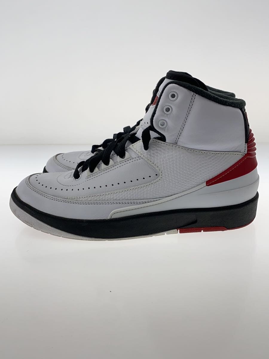 NIKE◆AIR JORDAN 2 RETRO_エアジョーダン 2 レトロ/24cm/ホワイト/DX2454-106