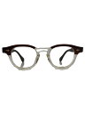 【中古】JULIUS TART OPTICAL ENTERPRISE◆メガネ/ボストン/プラスチック/CLR/CLR/メンズ/REDWOOD C.B.44-22【服飾雑貨他】