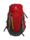 【中古】deuter◆リュック/ポリエステル/レッド/TOUR LITE 30 SL/ウエスト色落ち【バッグ】(4)