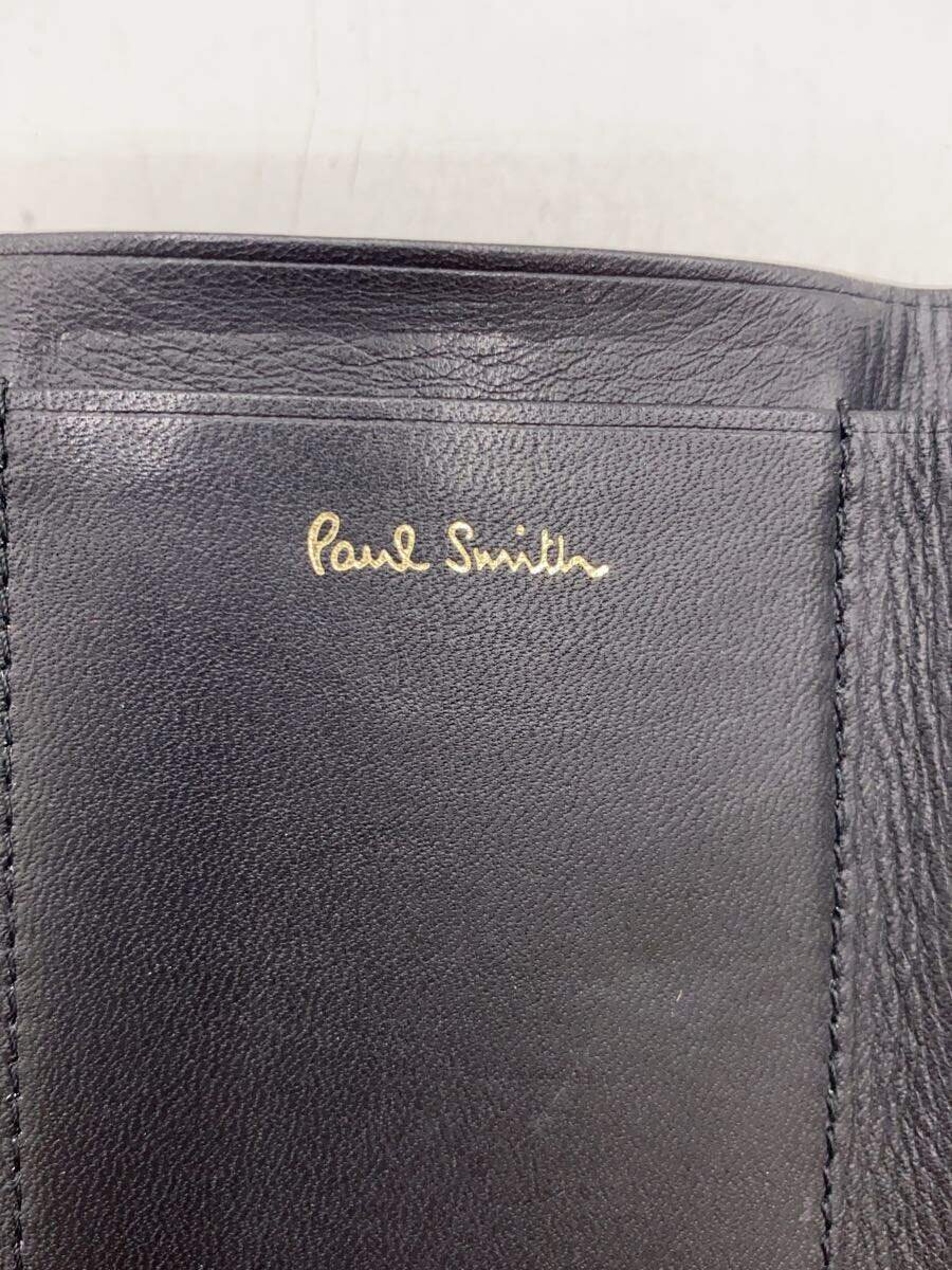 【中古】Paul Smith◆3つ折り財布/--/BLK/メンズ【服飾雑貨他】