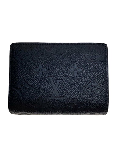 【中古】LOUIS VUITTON◆ポルト・フォイユ・クレア_モノグラム・アンプラント_BLK/レザー/BLK/モノグラム/レディース【服飾雑貨他】 【中古】LOUIS VUITTON◆ポルト・フォイユ・クレア_モノグラム・アンプラント_BLK/レザー/BLK/モノグラム/レディース【服飾雑貨他】
