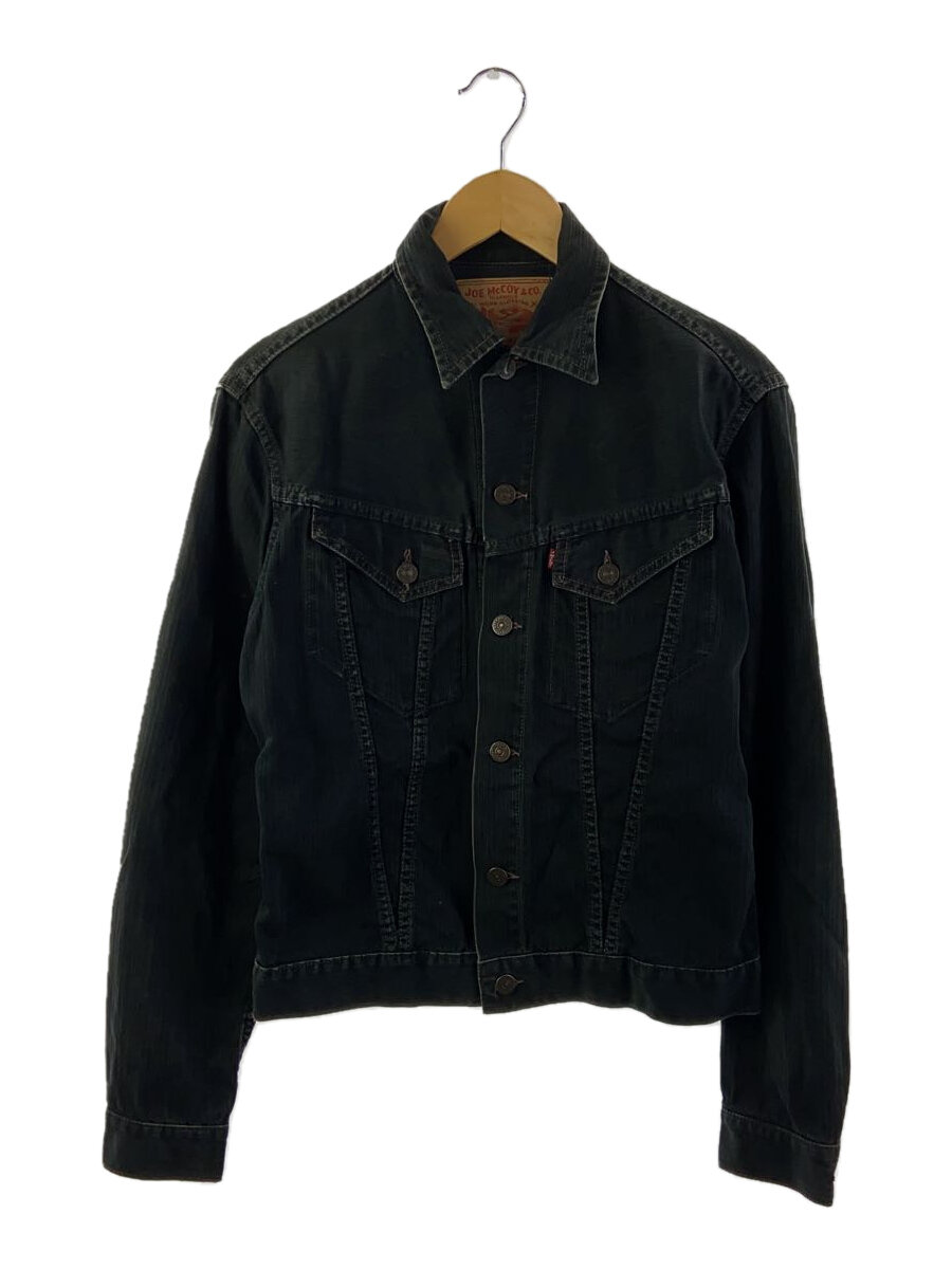 【中古】JOE McCOY◆Gジャン/40/BLK/無地/828BK【メンズウェア】