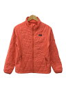 【中古】patagonia◆ジャケット/XL/ポリエステル/PNK/68005FA12【キッズ】