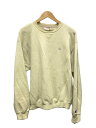 【中古】Champion◆90s~00s/3色タグ/スウェット/L/コットン/クリーム【メンズウェア】