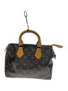 【中古】LOUIS VUITTON◆2)スピーディ25_モノグラム・キャンバス_BRW/PVC/BRW【バッグ】