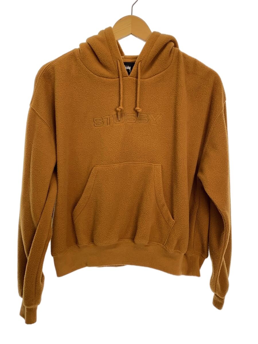 【中古】STUSSY◆Bristol Polar Fleece Hoodie/S/ポリエステル/CML【レディースウェア】