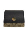 【中古】GUCCI◆ミディアムウォレット_GGマーモント_GGスプリーム/--/レディース【服飾雑貨他】