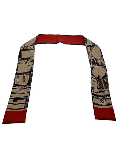 【中古】LOUIS VUITTON◆バンドー・トランク_RED/シルク/RED/レディース【服飾雑貨他】 【中古】LOUIS VUITTON◆バンドー・トランク_RED/シルク/RED/レディース【服飾雑貨他】