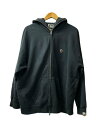 【中古】A BATHING APE◆BAPE Crystal/ジップパーカー/S/コットン/BLK/001ZPI302002L【メンズウェア】