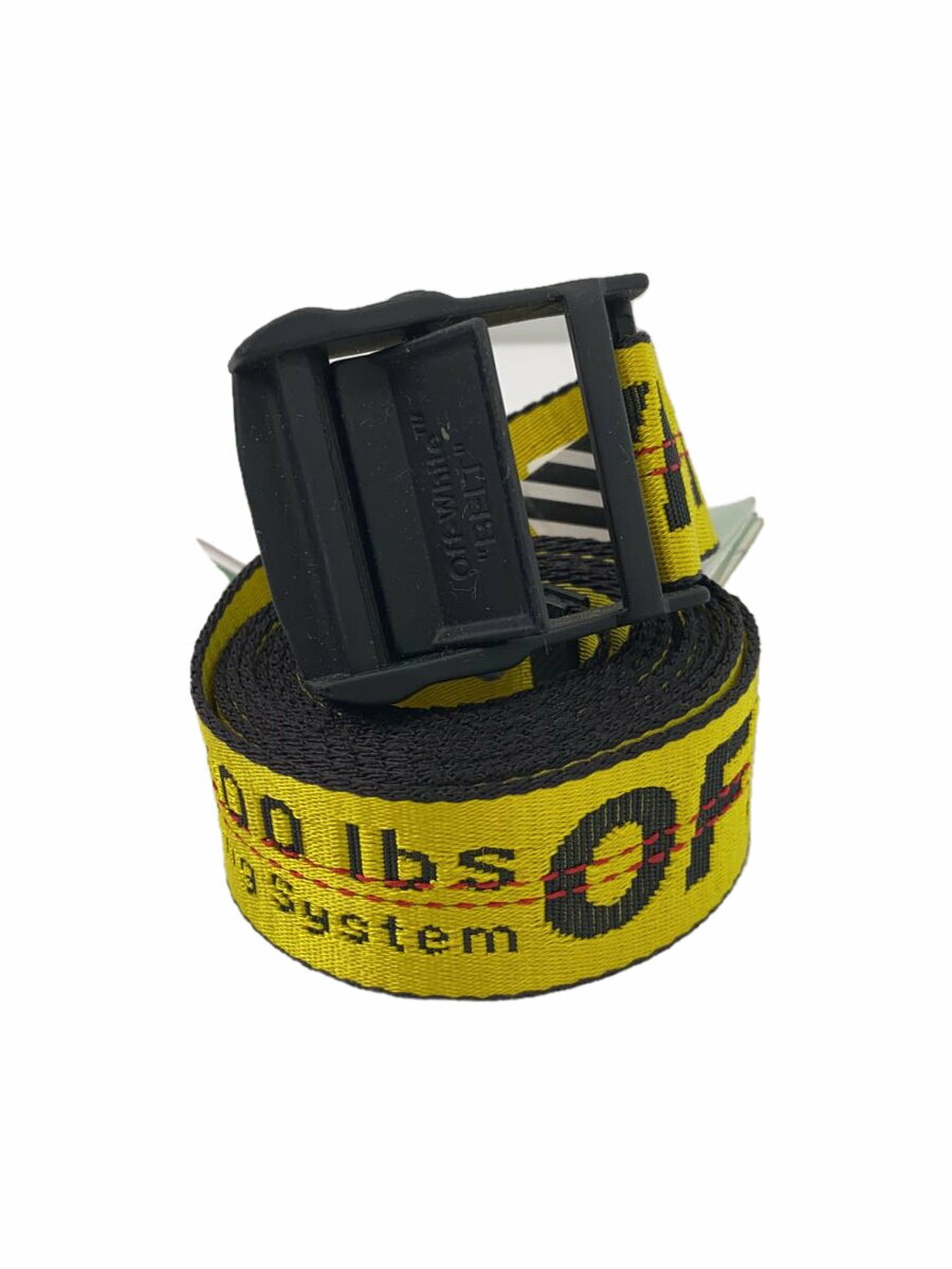 【中古】OFF-WHITE◆INDUSTRIAL BELT/ナイロン/YLW/総柄/メンズ/OWRB009E192230986010【服飾雑貨他】