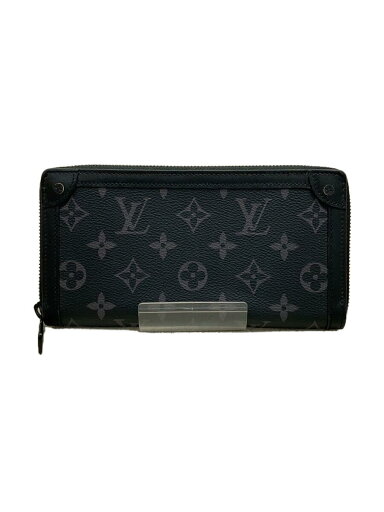 【中古】LOUIS VUITTON◆トランク・ジッピー・ウォレット_モノグラム・エクリプス_BLK/レザー/BLK/無地/メンズ【服飾雑貨他】 【中古】LOUIS VUITTON◆トランク・ジッピー・ウォレット_モノグラム・エクリプス_BLK/レザー/BLK/無地/メンズ【服飾雑貨他】