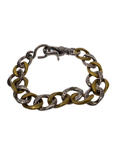 【中古】VIVIFY◆Hallmarks SwivelHook BrassMix FlatLink/ウォレットチェーン/SV925【服飾雑貨他】 【中古】VIVIFY◆Hallmarks SwivelHook BrassMix FlatLink/ウォレットチェーン/SV925【服飾雑貨他】