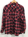 【中古】RAFU/23SS/Western shirt/長袖シャツ/M/コットン/RED/RAFU002-23-01【メンズウェア】(4)