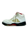 【中古】NIKE◆AIR JORDAN 5 RETRO/エアジョーダンレトロ/ホワイト/136027-100/27.5cm/WHT【シューズ】(4)