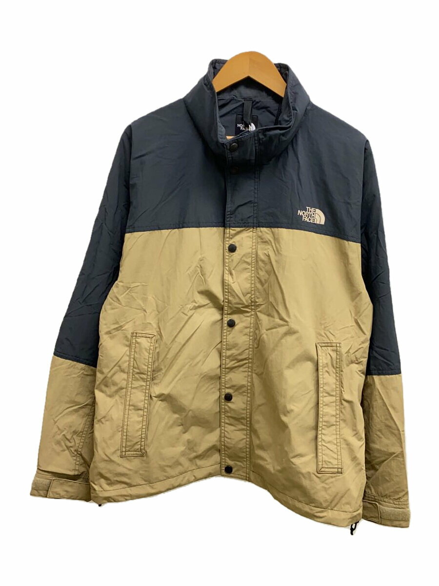 【中古】THE NORTH FACE◆HYDRENA WIND JACKET_ハイドレナウィンドジャケット/L/ナイロン/KHK【メンズウェア】