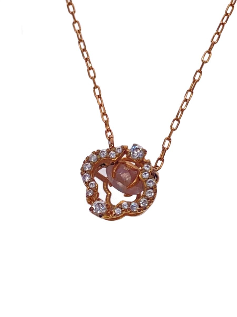 【中古】Swarovski◆ネックレス/--/ラインストーン/GLD/トップ有/レディース【服飾...