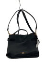 【中古】COACH◆ハンナショルダーバッグ/レザー/BLK/CH537【バッグ】