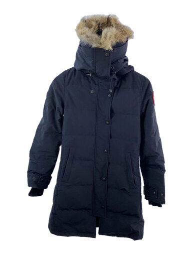 【中古】CANADA GOOSE◆ロングダウンジャケット/S/ポリエステル/NVY/無地/2302JL//【レディースウェア】 【中古】CANADA GOOSE◆ロングダウンジャケット/S/ポリエステル/NVY/無地/2302JL//【レディースウェア】
