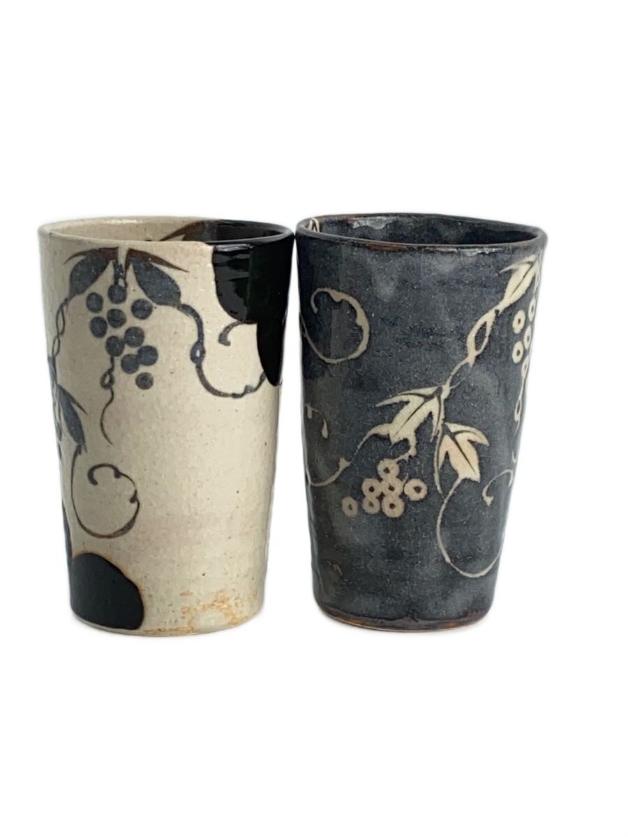 【中古】織部(ORIBE)◆グラス/2点セット【キッチン用品】
