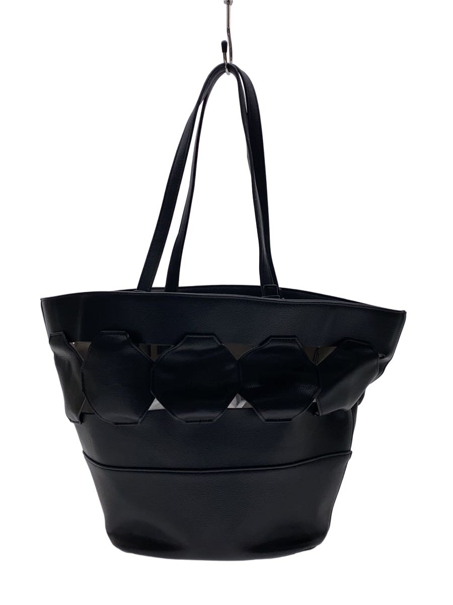 【中古】DIANA◆トートバッグ/レザー/BLK【バッグ】