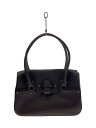 【中古】Salvatore Ferragamo◆ショルダーバッグ/レザー/BRW/無地/EO-21 7965【バッグ】(4)