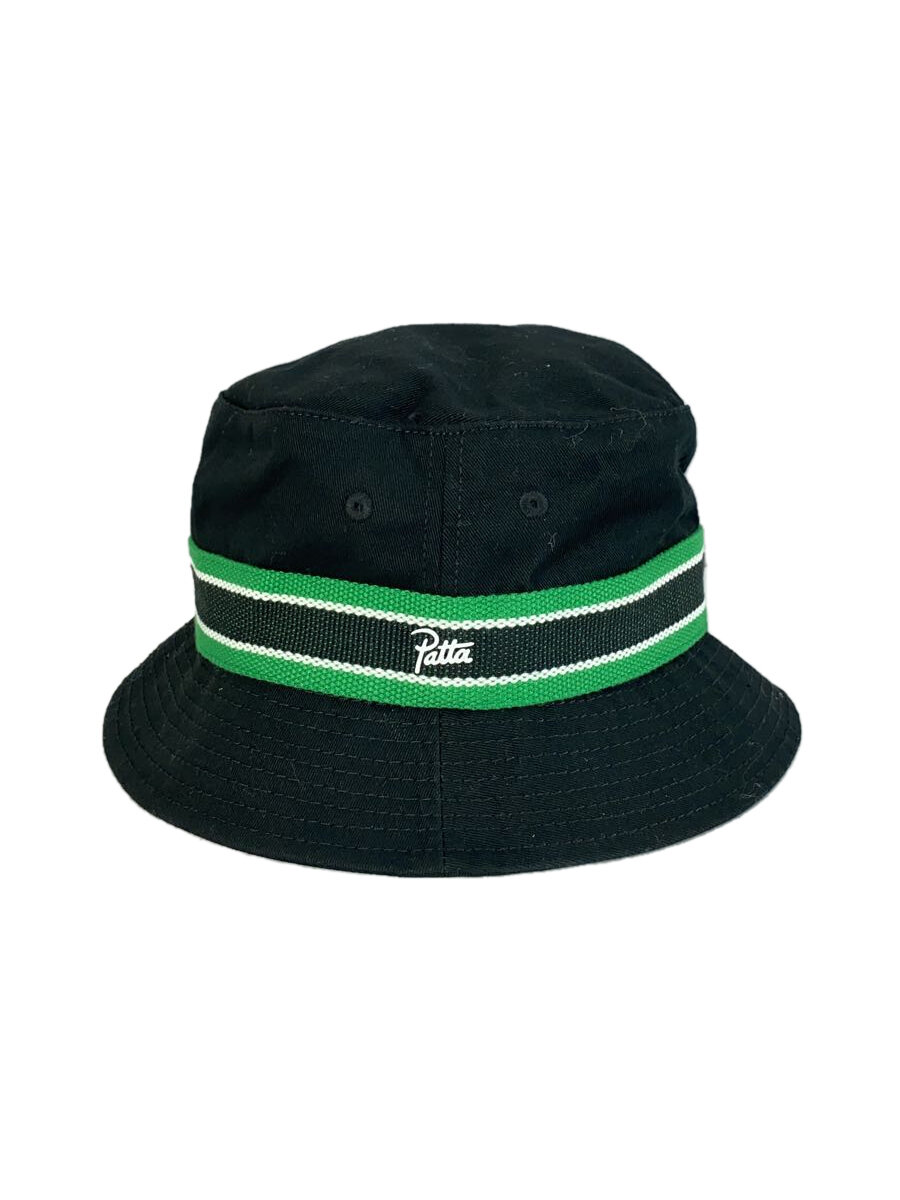 【中古】Patta◆ハット/--/コットン/BLK/無地/メンズ【服飾雑貨他】