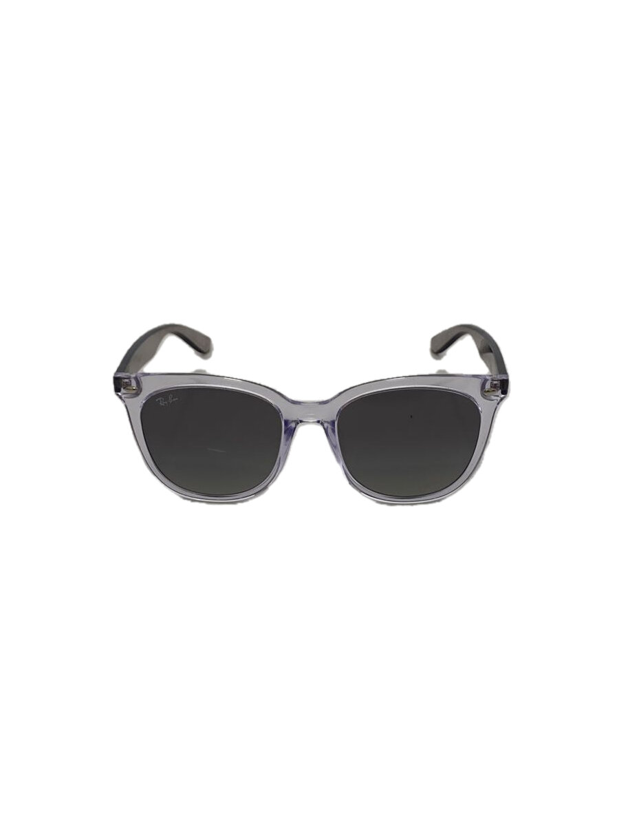 【中古】Ray-Ban◆サングラス/ウェリントン/CLR/クリア/グレー/メンズ/RB4379D【服飾雑貨他】