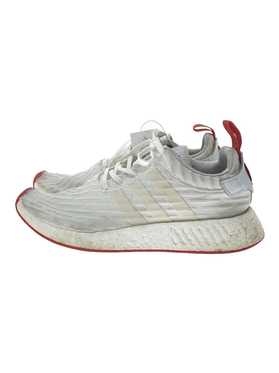 【中古】adidas◆NMD_R2/ノマド ランナー2/BA7253/ホワイト/28.5cm/WHT【シューズ】