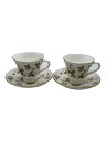 【中古】WEDGWOOD◆カップ&ソーサー/2点セット/WHT【キッチン用品】