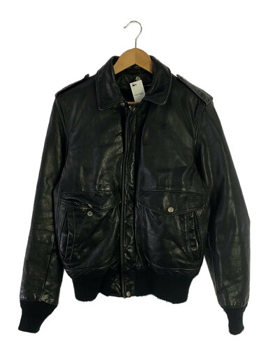 【中古】Schott◆レザージャケット・ブルゾン/38/レザー/BLK/184SM【メンズウェア】 【中古】Schott◆レザージャケット・ブルゾン/38/レザー/BLK/184SM【メンズウェア】