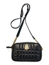 【中古】BURBERRY◆ショルダーバッグ/レザー/BLK/8060836【バッグ】