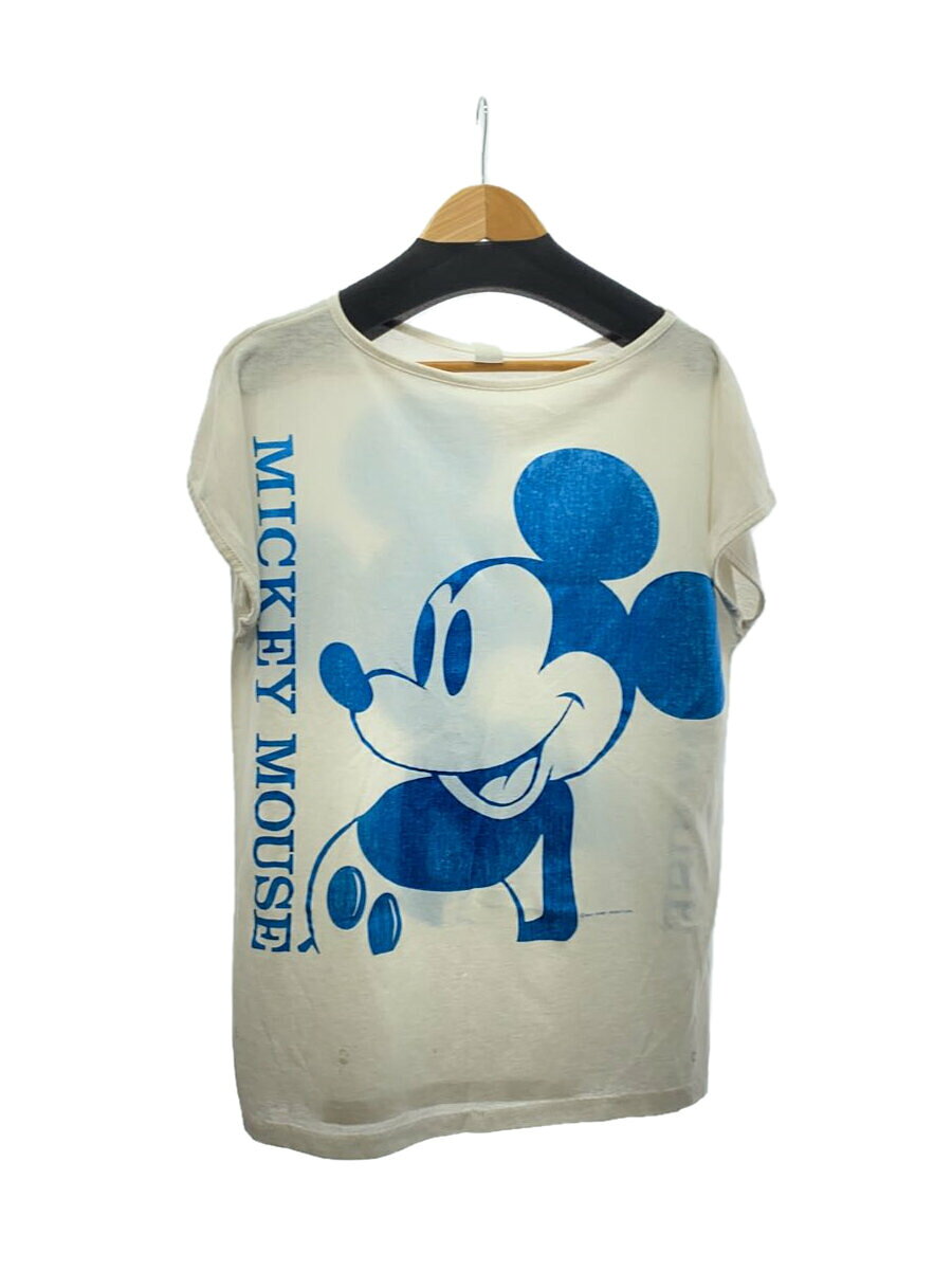 【中古】80s/classic mickey/裾汚れ有/ALISON/タンクトップ/L/コットン/WHT//【メンズウェア】