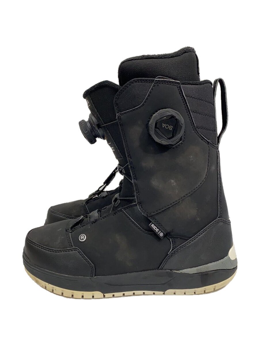 【中古】RIDE◆スノーボードブーツ/US7/BOA/BLK【スポーツ】