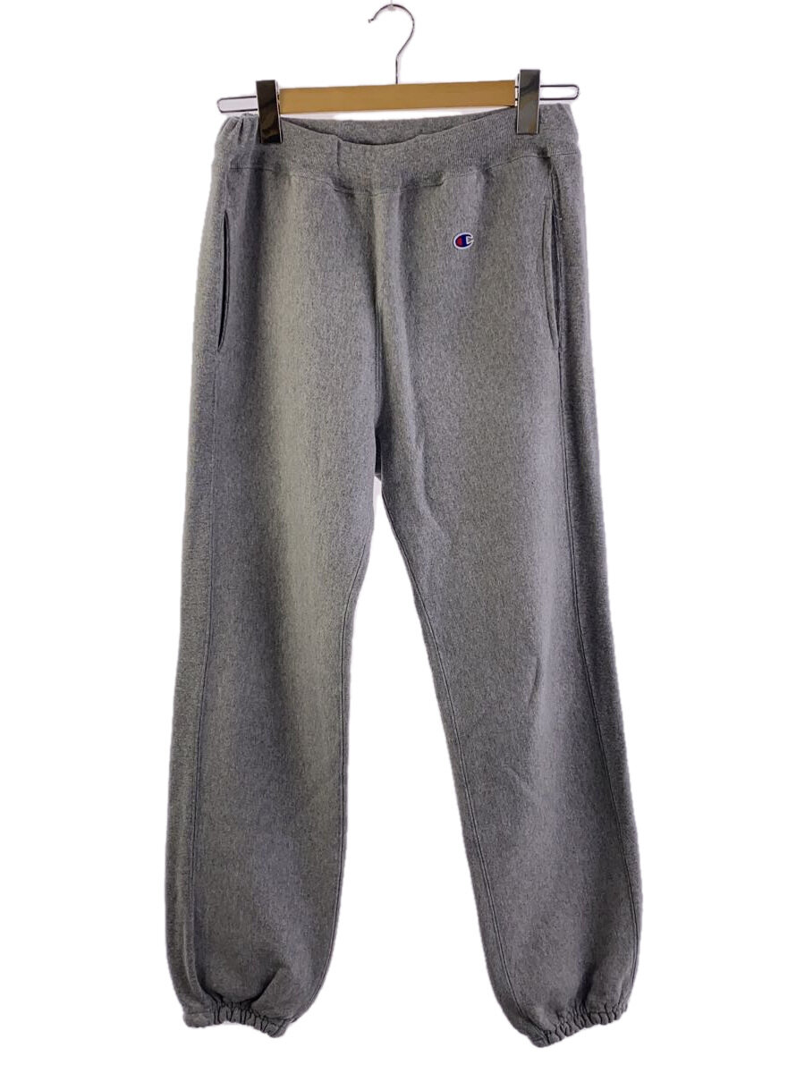 【中古】Champion◆ボトム/L/コットン/GRY/無地【メンズウェア】