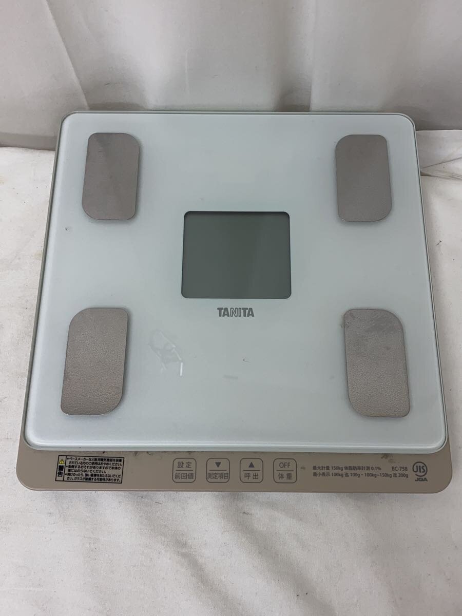 【中古】TANITA◆体脂肪計・体重計 BC-758【家電・ビジュアル・オーディオ】