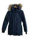 【中古】CANADA GOOSE◆ダウンジャケット/TRILLIUM PARKA/XS/ポリエステル/ネイビー/無地/6550L【レディースウェア】(4)