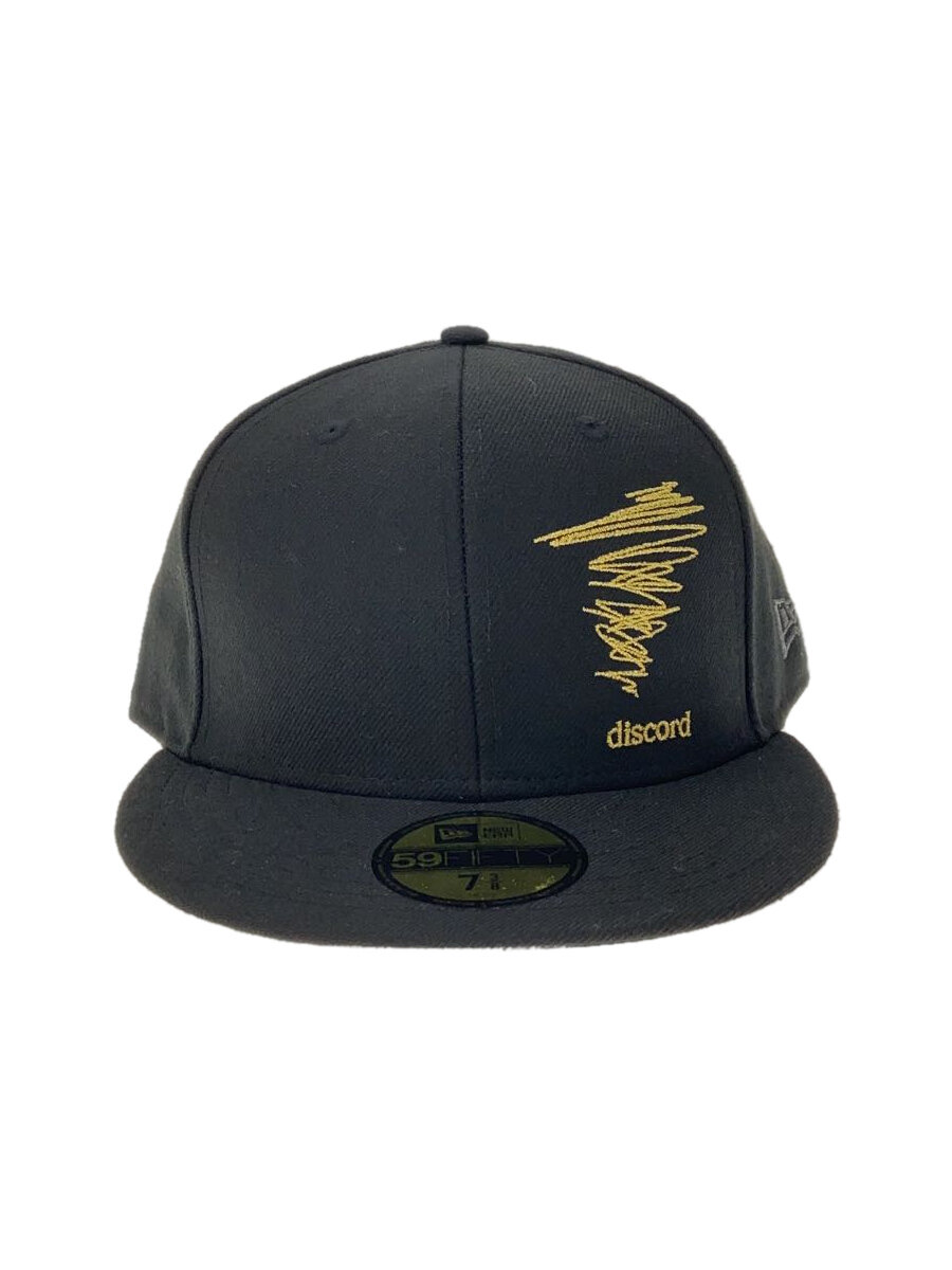 【中古】NEW ERA◆キャップ/7 3/8/ウール/BLK/メンズ/DW-H30-140【服飾雑貨他】