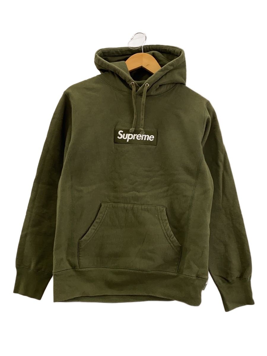 【中古】Supreme◆パーカー/S/コットン/KHK【メンズウェア】