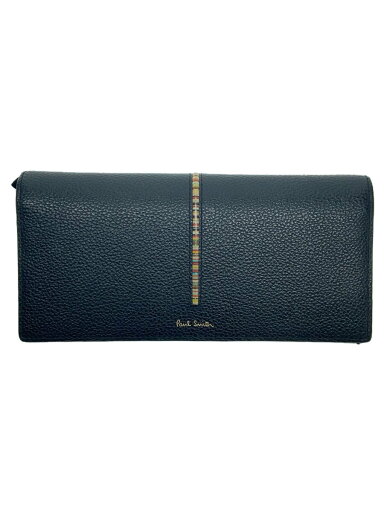 【中古】Paul Smith◆長財布/レザー/ブラック/メンズ/ストライプ【服飾雑貨他】 【中古】Paul Smith◆長財布/レザー/ブラック/メンズ/ストライプ【服飾雑貨他】